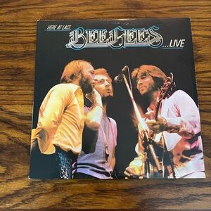 Bee Gees Here At Last LIVE LP record 1977 RSO RS-2-3901 VG